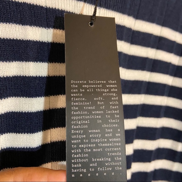 Storets NWT Amber Stripe Color Block Pullover - Picture 9 of 10